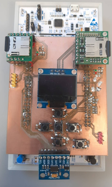 płytka PCB na mikrokontrolerze STM32L4A6ZG